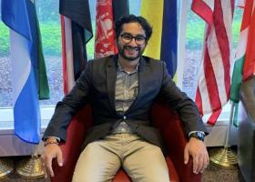 Dilli Gautam, one of the guest speakers for Thursday's event, also participated in a 2022 refugee panel discussion at NMU.