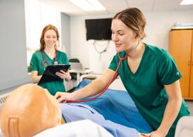 Nursing simulation lab at NMU