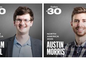 Adam Kall and Austin Morris of Marquette aerospace company Kall Morris Inc.