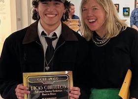 Quinteros and DeVos Museum Director Emily Lanctot