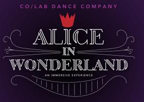 "Alice in Wonderland: An Immersive Experience" graphic
