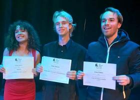 From left: Maya Moreau, Mark Simons and Liam Fisher.