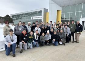 Group photo of students who participated in the DMORT exercise.
