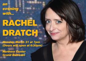 "An Evening with Rachel Dratch" poster