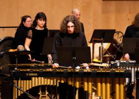 Past percussion ensemble concert