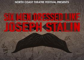 "Six Men Dressed Like Joseph Stalin" graphic