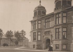 Historic photo of NMU's campus