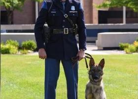 Dieter Kochan with K9 Roy