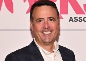 Standerford after receiving his award at the Michigan Works! Association's annual conference