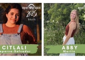 Esparza-Salvador and Martin, 2025 Migrant Legal Aid interns