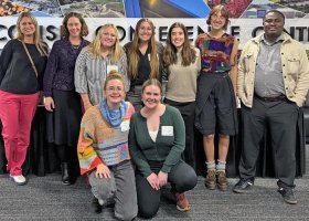 The EEGS delegation at the fall meeting of the West Lakes Division of the American Association of Geographers, hosted by the University of Wisconsin–Milwaukee.