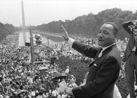 Martin Luther King Jr. in Washington, D.C. ('Speaking Volumes: Transforming Hate' exhibition)