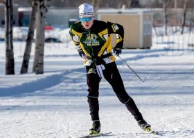 Zak Ketterson competing for the Wildcats