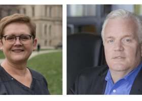 Susan Corbin and Glenn Stevens