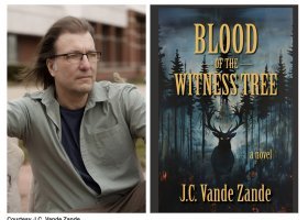J.C. Vande Zande and the cover of his new book