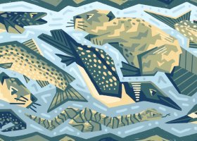 Olson Library Mural Design