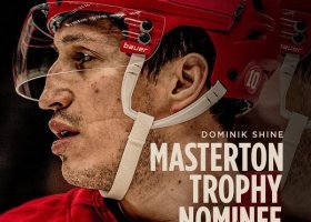 Dominik Shine, 2026 Bill Masterson Memorial Trophy nominee
