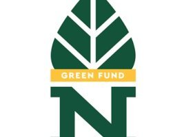 NMU Green Fund graphic with leaf