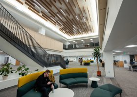 The Lydia M. Olson Library, pictured here, will host a satellite office of the Marquette City Clerk's office in advance of the Nov. 3 General Election, providing the campus community with a convenient location to access election services.