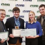 Attending the awards ceremony were (from left): Dwight Brady, Todd Rose, Sarah Jepson and Max Stevens.
