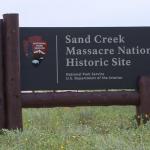 Sand Creek Massacre National Historic Site sign