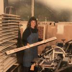 Thoren learned how to build skis from the ground up while working in the Blizzard factory in Austria (Jeannie Thoren photo)