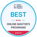 OnlineMastersDegrees.org badge