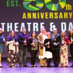 Theatre and Dance award winners on the Forest Roberts Theatre stage