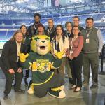 The NMU group at Little Caesars Arena