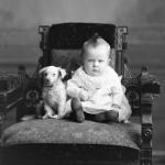 A child's portrait featured in the exhibition.