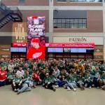 Photo from past NMU Night at a Red Wings game.