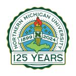 NMU 125th anniversary logo